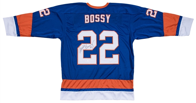 Mike Bossy Autographed New York Islanders Jersey (JSA)